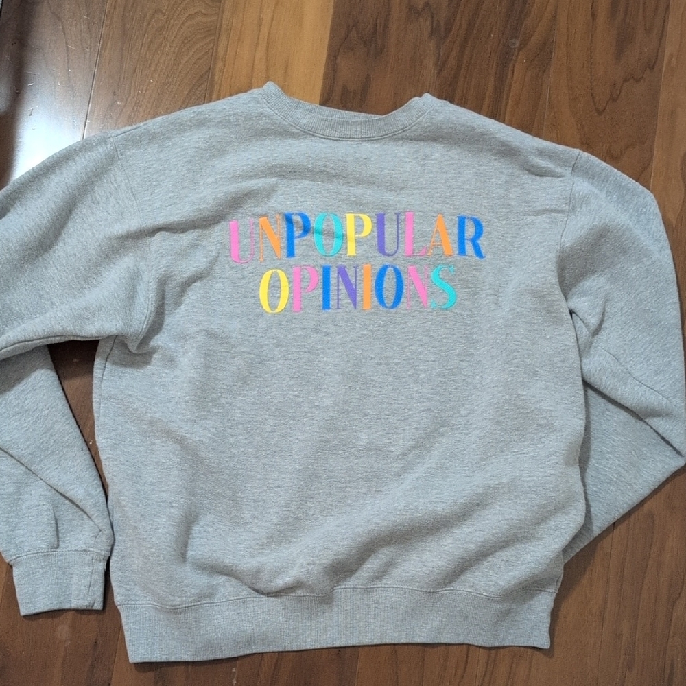 Gray Unpopular Opinions Women's Sweater